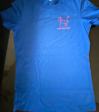 Load image into Gallery viewer, Women&#39;s Save The Planet Blue Pure Cotton T-Shirt by Pink Monkey