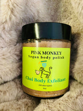 Load image into Gallery viewer, NEW! Chai Body Exfoliant- Vegan Body Polish by Pink Monkey, 8oz