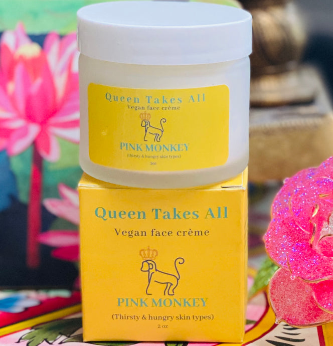 Queen Takes All- Multitasking Vegan Face Crème by Pink Monkey (2oz)